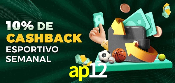 10% de bônus de cashback na ap12